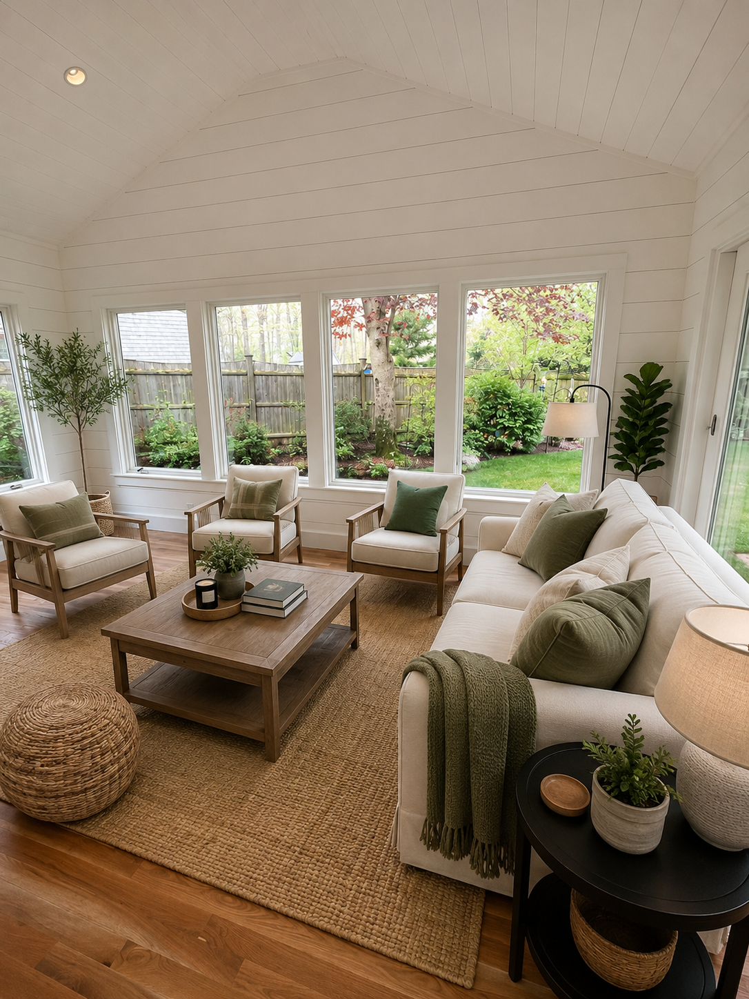 Addition 4 season sunroom